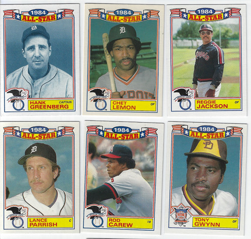 1985 topps 1984 all - topps,