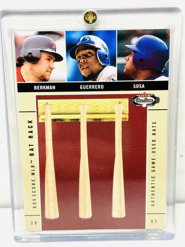 2003 fleer game - game, rack