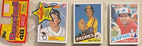 1985 topps rack pack - pack, unopened